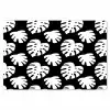 Monstera - Silhouetten - Tropisch - Wit Placemat vinyl groot 368 -zzsfeer1_Kitchenyeah-website