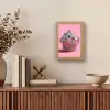 Cupcake - Kleurrijk - Edelstenen Light Box met kabel (Tafellamp) klein -sfeer2