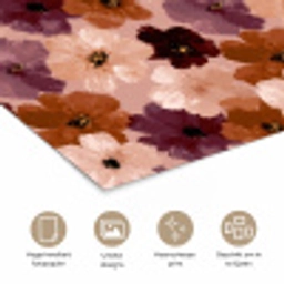 Bloemen - Abstract - Aardetinten poster papier klein 62 -closeup_NL
