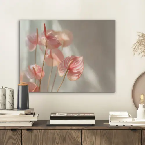 Bloemen - Stelen - Roze - Schaduw PET vilt klein -sfeer1