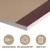 Minimalistisch - Vaas - Bloemen - Bruin PET vilt klein -closeup_NL