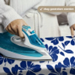 Floraal - Modern - Blauw Wandkleed katoen klein 269 -sfeer9