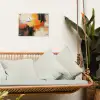 Abstract - Modern - Verflook - Herfst kleuren - Oranje tuinposter los doek klein -sfeer7