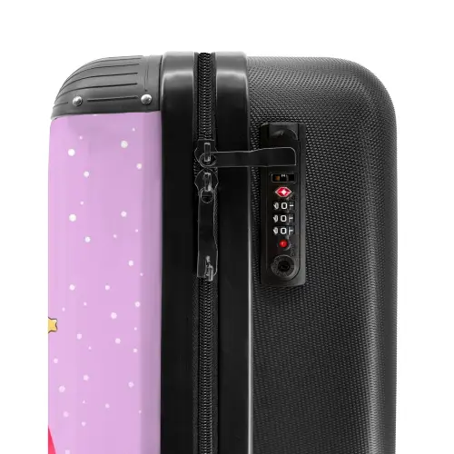 Elza eenhoornprinses NBS - Handbagage koffer - Unisex middel -slot