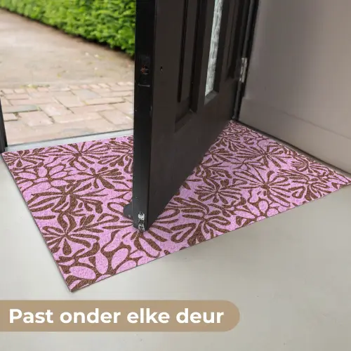 Organisch - Patroon - Roze Deurmat klein 898 -USP_NL