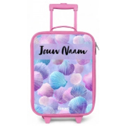 Schelpen - Paars - Blauw - Patroon Kinderkoffer - Roze klein -zz3dotto