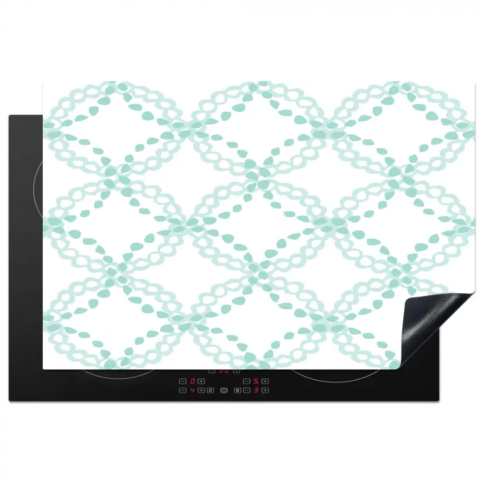 Groen - Patroon - Vormen Inductie beschermer vinyl 3mm klein 276 -3d