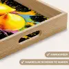 Citroen - Graffiti - Kleurrijk - Verf - Modern Dienblad Rechthoek middel -USP_HandgreepNL