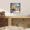 Kerstdorp - Huizen - Sneeuw - Kerst aluminium wit klein -sfeer3