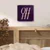 Oh hi - Paars - Minimalistisch plexiglas 5mm klein -sfeer4
