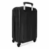 Vos met roze en blauwe jas en verfspetters NBS - Handbagage koffer - Unisex middel -achterkant