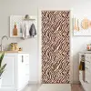 Zebra - Patroon - Zwart - Wit deurposter klein 289 -sfeer5