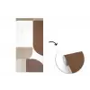 Geometrisch - Geweven structuur - Modern fotobehang vinyl groot -3d