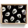 Oesters - Zwart - Vissen - Goud Dienblad Rechthoek middel -z3d_shopping