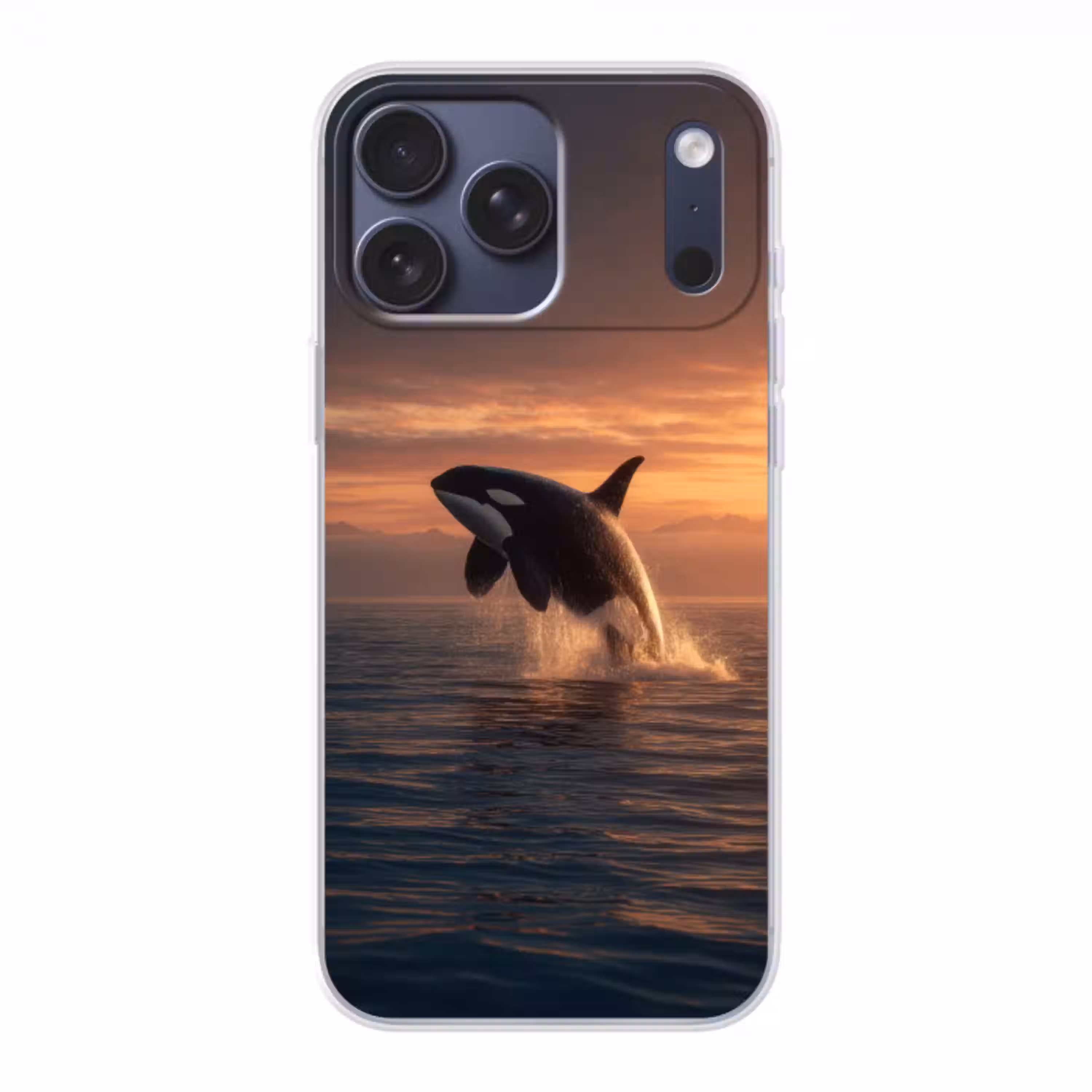 Orka - Zee - Zonsondergang Telefoonhoesje iPhone 17 Pro Max klein -3d