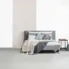 Beton - Muur - Wit fotobehang vinyl groot -slaapkamer