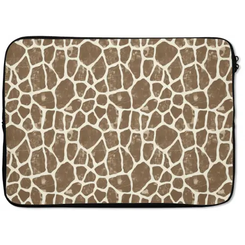 Giraf - Klassiek - Bruin laptophoes neopreen klein 279 -zkaufland3dotto