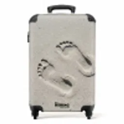 Voeten - Zand - Zee NBS - Handbagage koffer - Volwassenen Unisex middel -productfoto_recht
