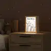 Giraffe - Bladeren - Bruin - Jungle - Kind Light Box met kabel (Kinderlampje) klein -sfeer1_kind