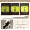 Dobermann - Geblokt - Geel Light Box met batterij (Wandlamp) middel -USP_dimbaarNL
