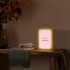 Girl power - Roze - Hartje Light Box met kabel (Tafellamp) klein -sfeer4