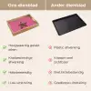 Ster - Luipaard - Print - Roze Dienblad Rechthoek middel -USP_VergelijkingNL
