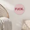 Statement - Krachtig - Roze Akoestische PET Vilt - Rond klein -sfeer4