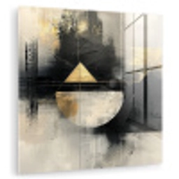 Abstract - Zwart - Verf - Modern plexiglas 5mm klein -zzzproduct_nieuw