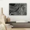 Lijnen - Patroon - Abstract - Wit canvas 2cm klein -sfeer6