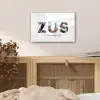 Zus - Lettercollage plexiglas 5mm klein -sfeer4