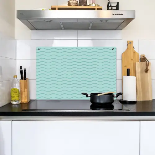 Zee - Dieren - Bluewave - Blauw Inductie beschemer met haakjes klein 777 -sfeer2