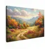 Landschap - Illustratie - Natuur canvas 2cm klein -z3d