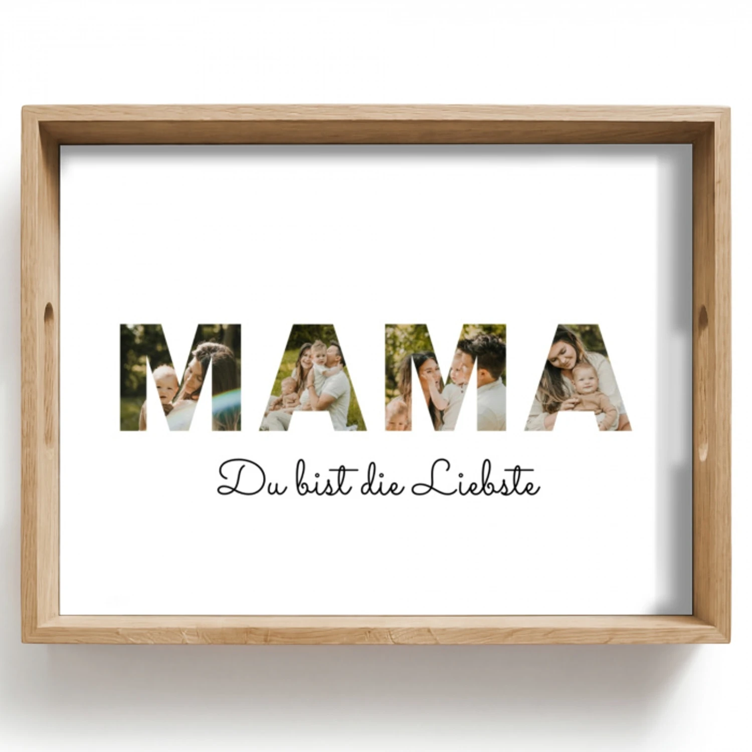 Mama - Buchstaben-Collage Dienblad Rechthoek middel -z3d_shopping