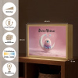 Maan - Monster - Roze Light Box met batterij (Wandlamp kind) middel -USP_websiteoverzichtDE