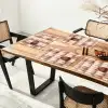 Macarons - Beige - Bruin Placemat vinyl groot -zzsfeer4_Kitchenyeah-website
