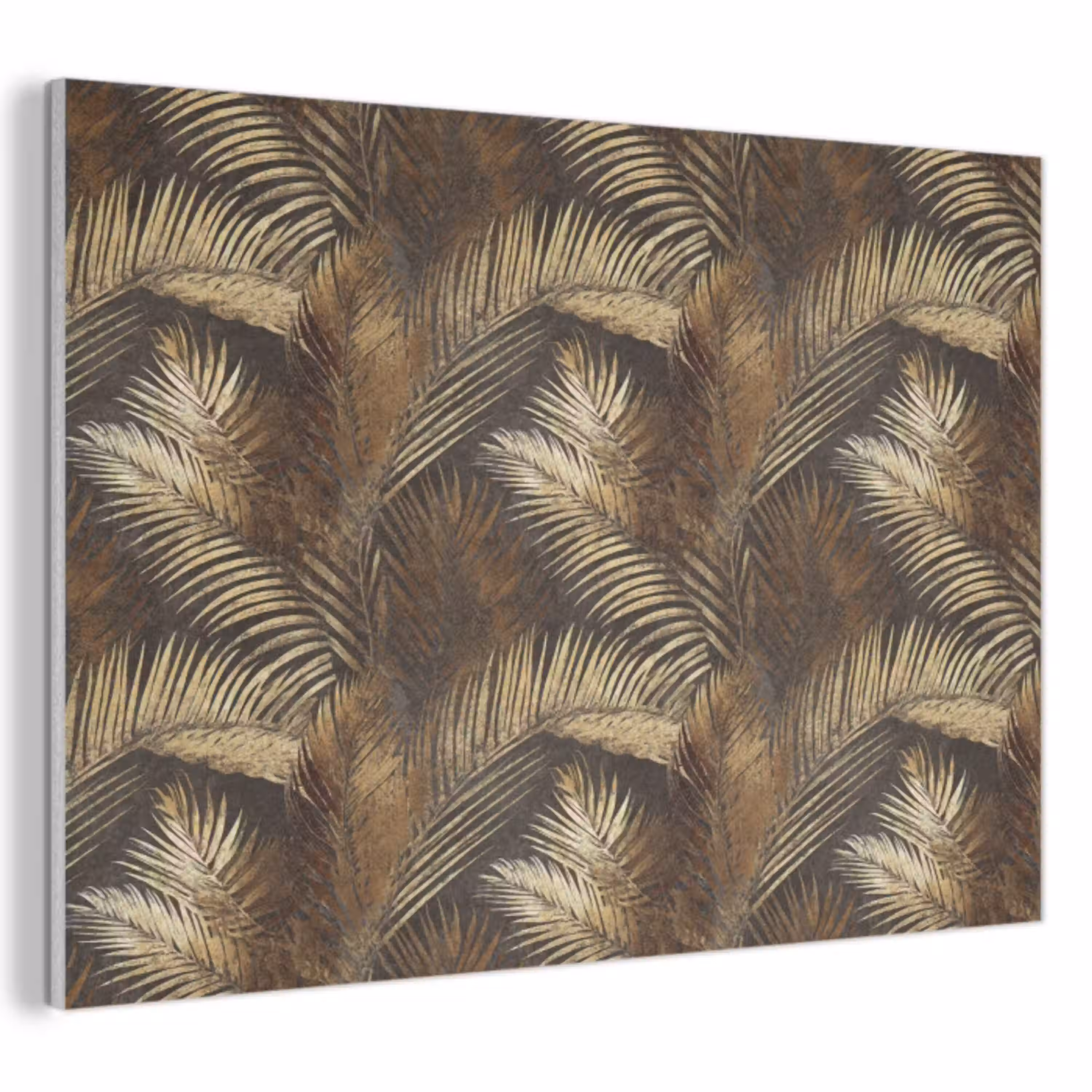 Tropisch - Bladeren - Goud PET vilt klein 837 -3d
