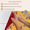 Geel - Rolschaatsen - Patroon keuken achterwand spatscherm klein 900 -spatscherm_NL