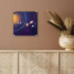 Planetenstelsel - Ruimte - Illustratie plexiglas 5mm klein -sfeer5