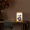 Wijnfles - Otter - Zwart Light Box met kabel (Tafellamp) klein -sfeer4