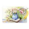 Vaas - Delftsblauw - Madeliefjes Placemat vinyl groot -zzzproduct_Kitchenyeah-website