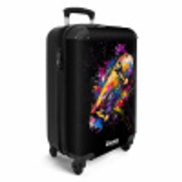 Skateboard met graffiti NBS - Handbagage koffer - Unisex middel -productfoto_3d
