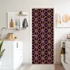 Symmetrisch - Tegel - Burgundy deurposter klein 289 -sfeer5