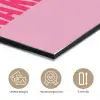 Tekst - Modern - Roze aluminium wit klein -closeup_NL