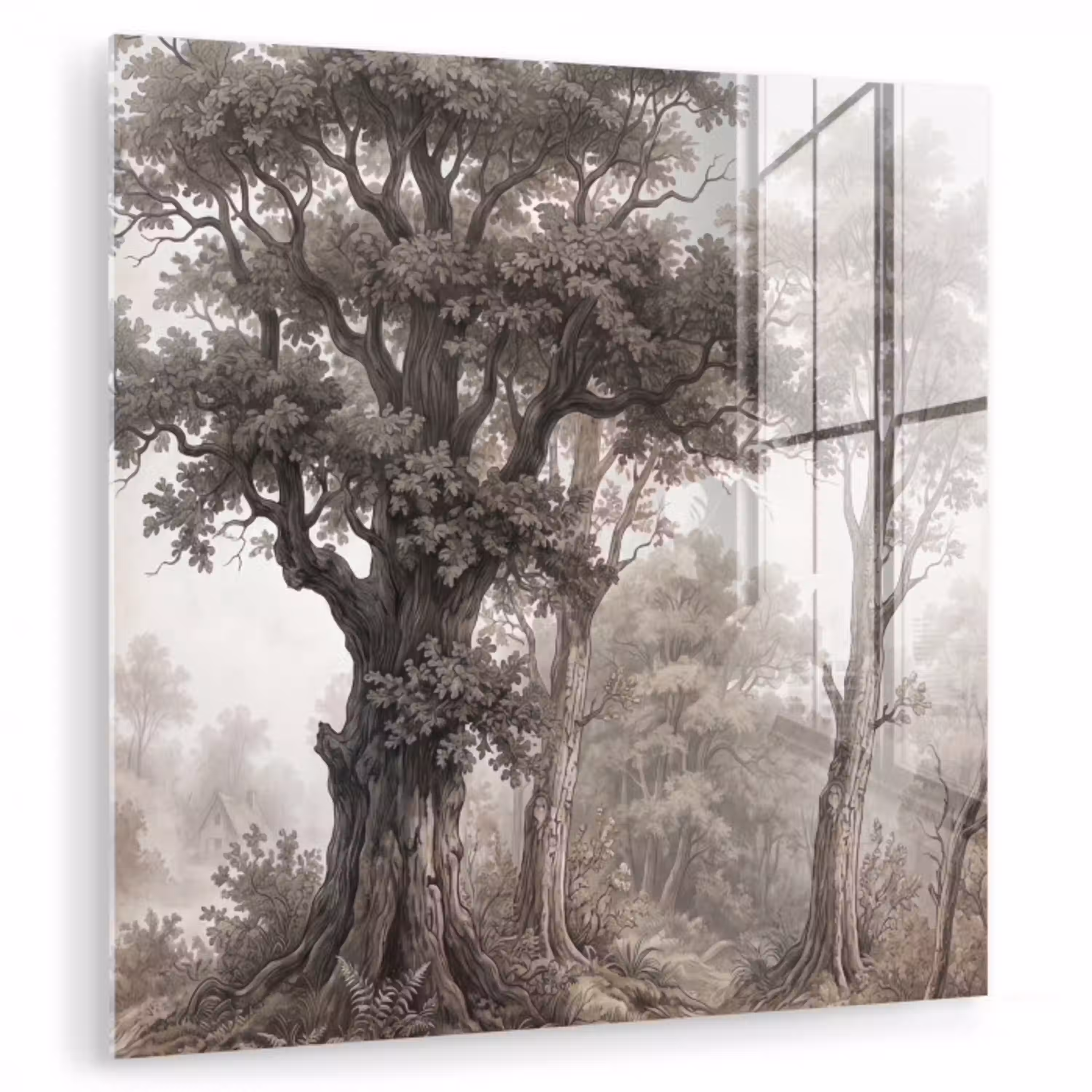 Natuur - Bos - Eik plexiglas 5mm klein -zzzproduct_nieuw
