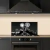 Vuurwerk - Proosten - Skyline - Champagne keuken achterwand spatscherm klein -sfeer1
