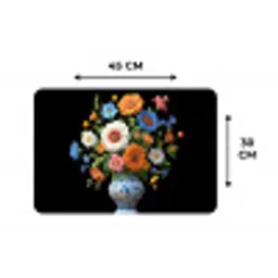 Vaas - Boeket - Bloemen - Kleur Placemat vinyl groot -specs