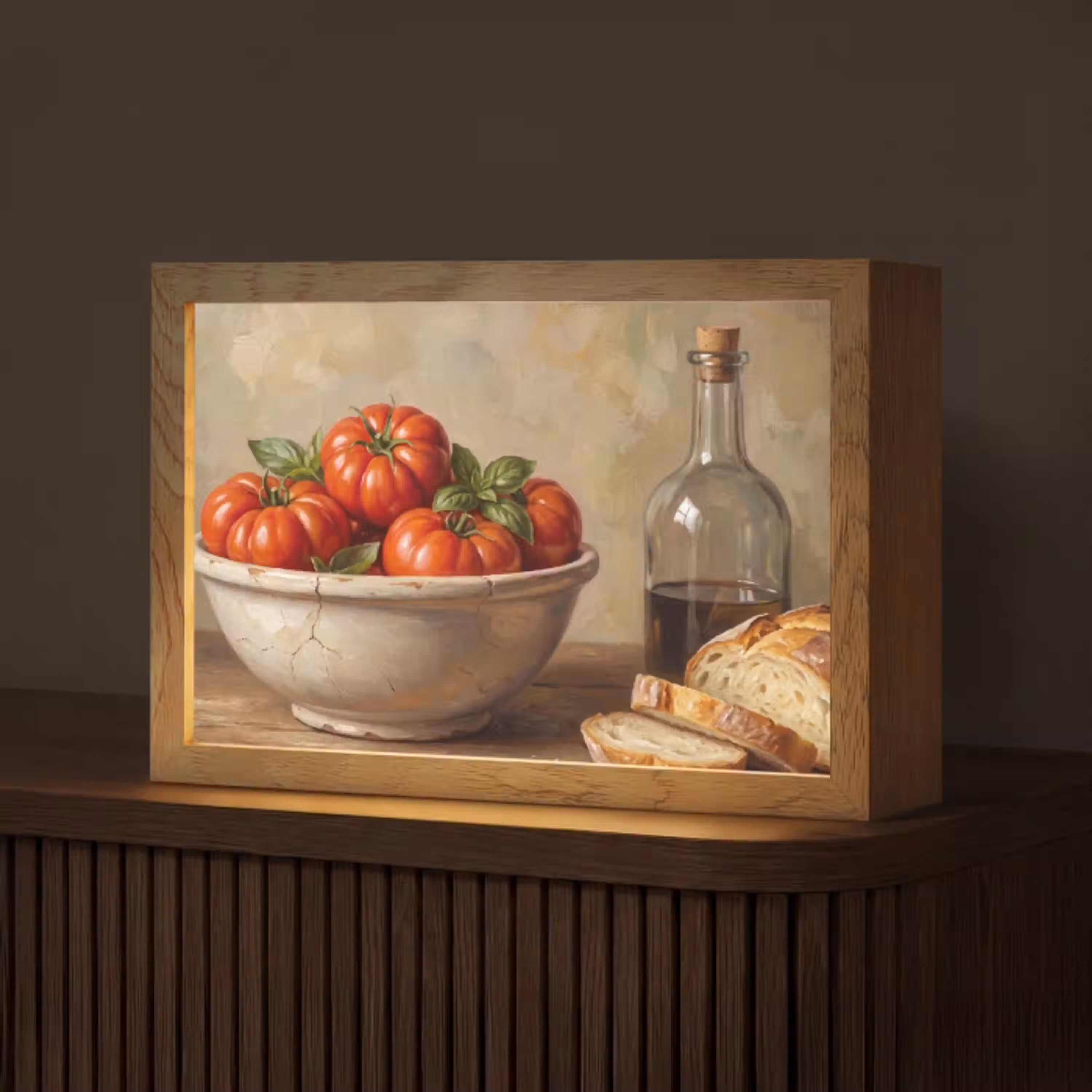 Tomaten - Kom - Eten Light Box met kabel (Tafellamp) klein -z3d_website