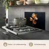 Bloem - Orchidee - Oranje keuken achterwand spatscherm klein -usp_NL
