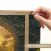 Poort - Planten - Zonsondergang Light Box met batterij (Wandlamp) middel -USP_websiteprintNL