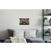 Schotse hooglander - Neus - Bruin Muursticker klein -slaapkamer